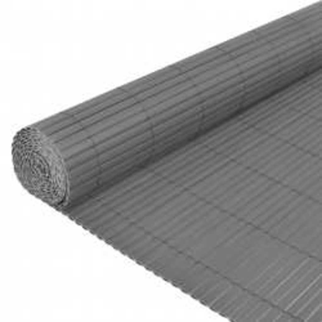 Vidaxl Garden Fencing Double -Sided 110x500 cm grå