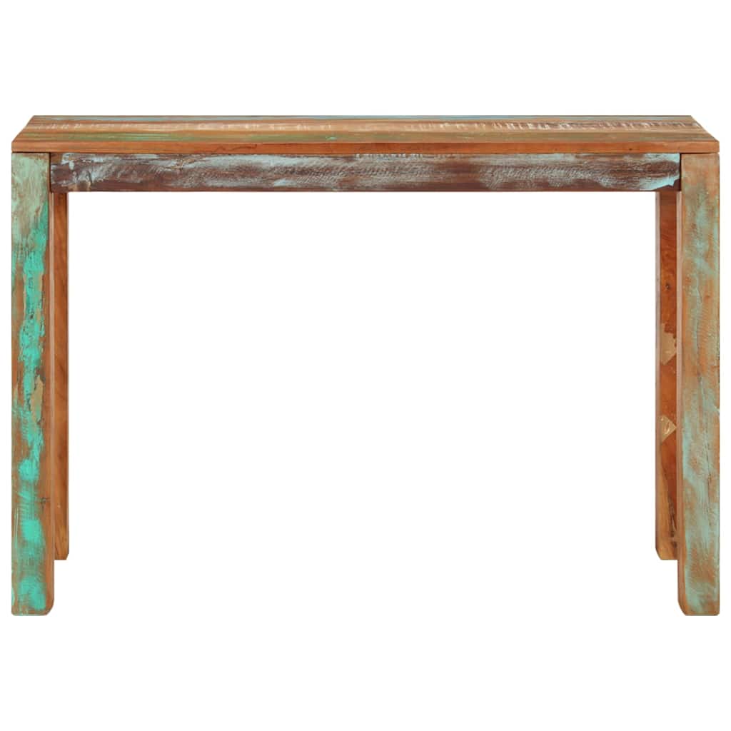 Vidaxl wandtafel 110x35x76 cm massief gerecycled hout