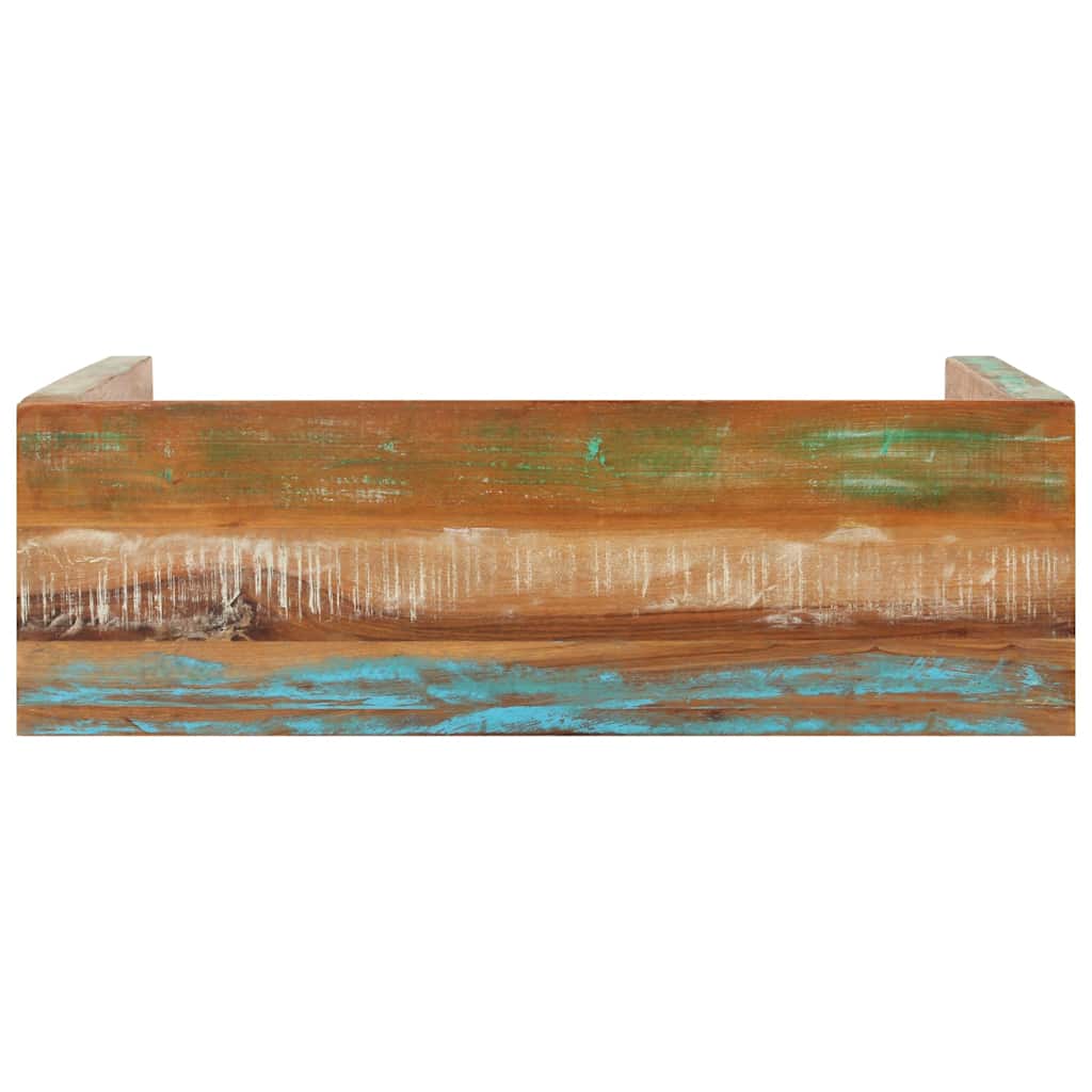 Vidaxl wandtafel 110x35x76 cm massief gerecycled hout