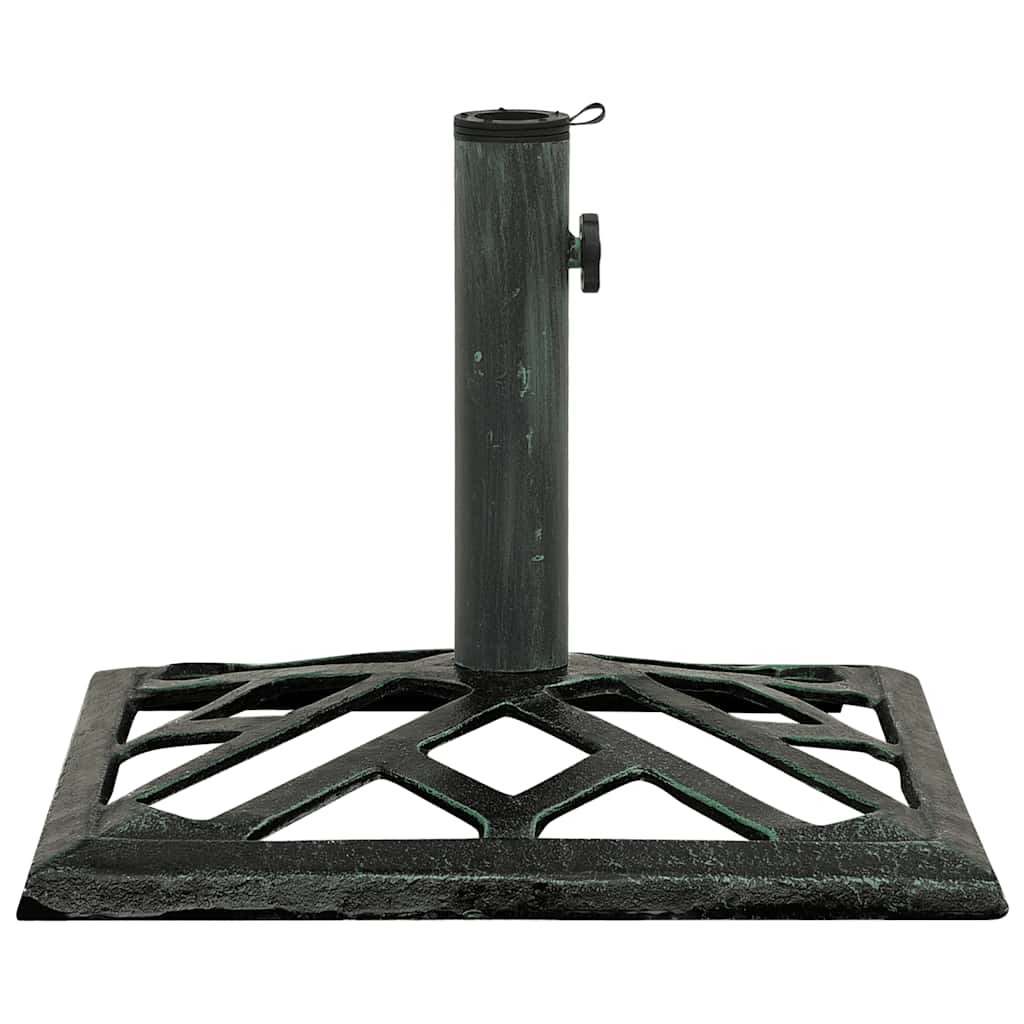Vidaxl Parasol Foot 44x44x31 cm støbejernsgrøn