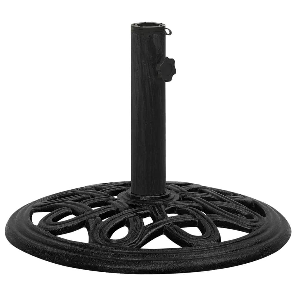 Vidaxl Parasol Foot 44x44x32 cm støbejern sort