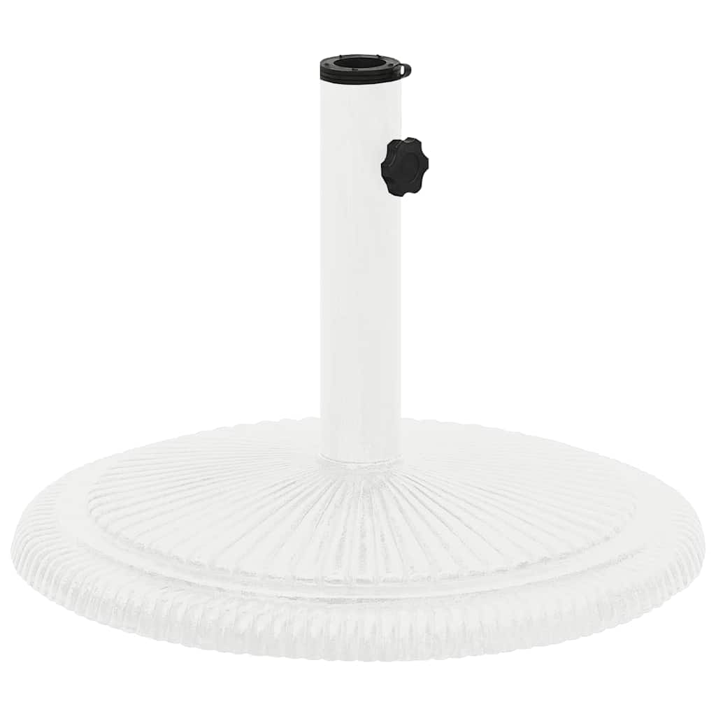 VidaXL parasolfod 45x45x30 cm støbejern hvid