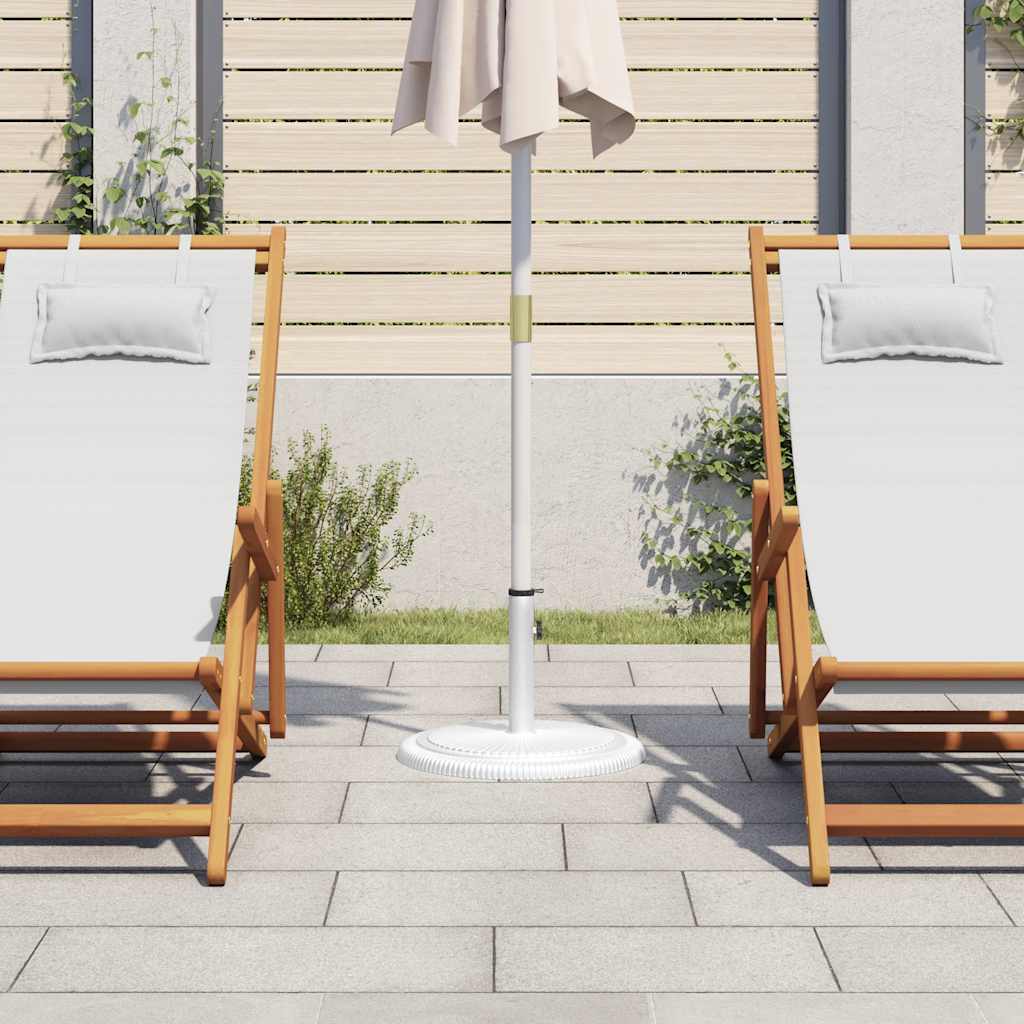 VidaXL parasolfod 45x45x30 cm støbejern hvid