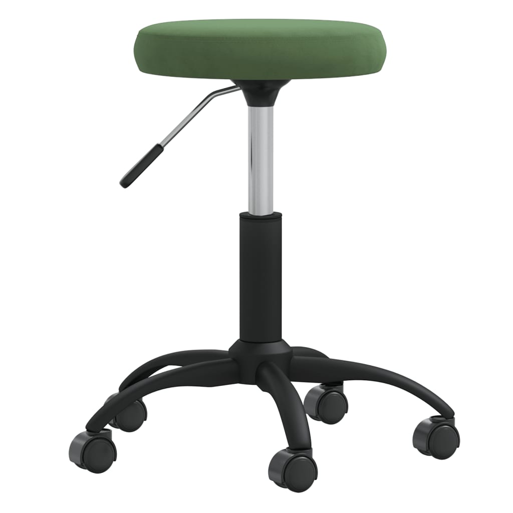 VidaXL massage skammel fløjl mørkegrøn