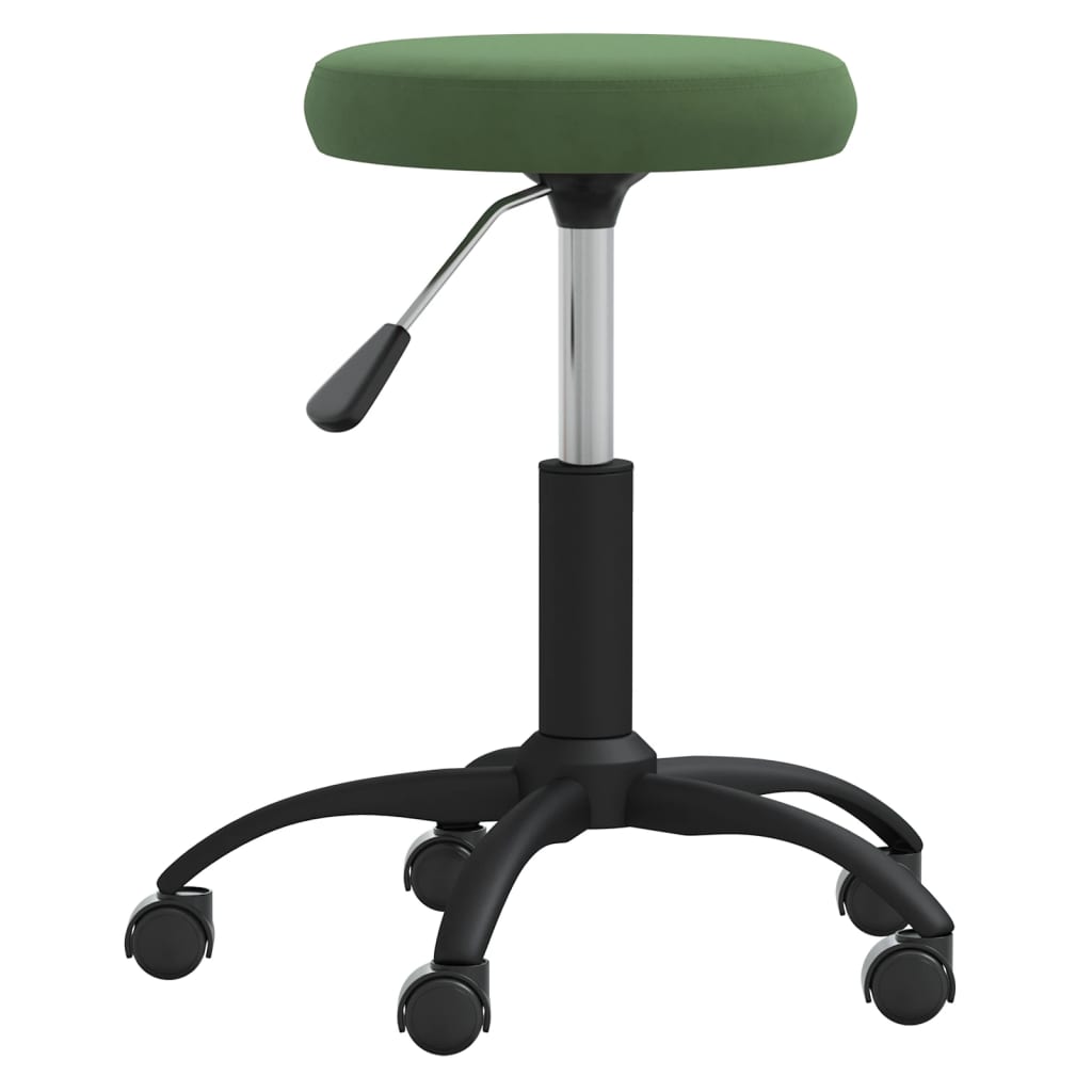 VidaXL massage skammel fløjl mørkegrøn