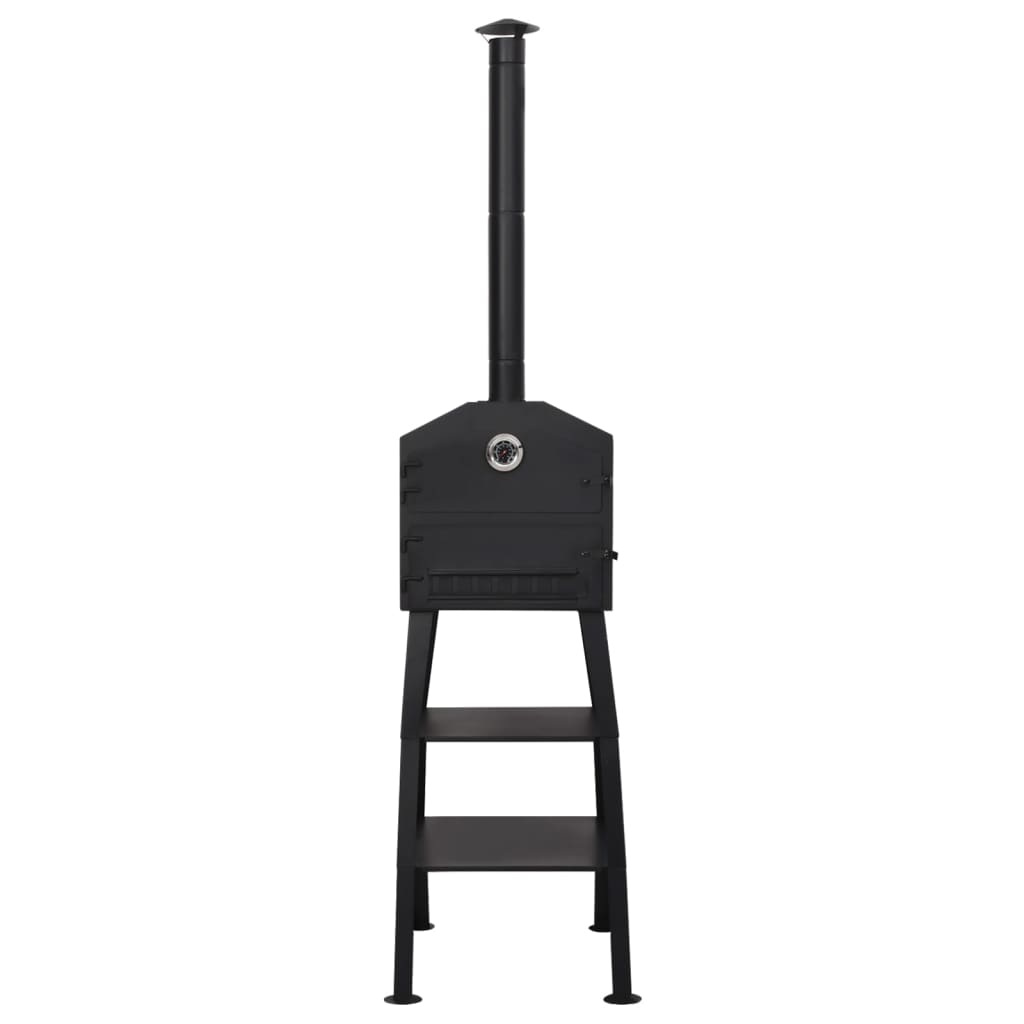 Vidaxl Pizza Ovn Charcoal med 2 brandforseglinger