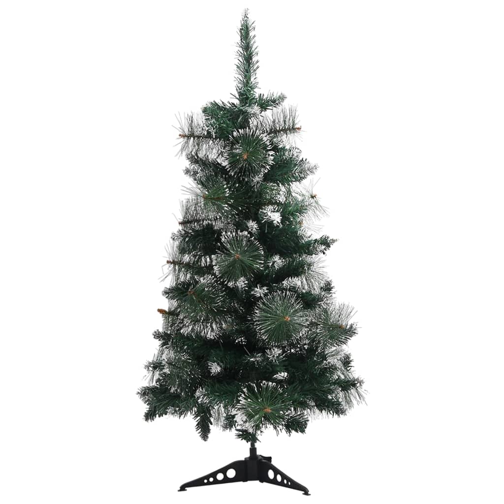 Vidaxl Kunstkerstboom med standard 90 cm PVC grøn og hvid