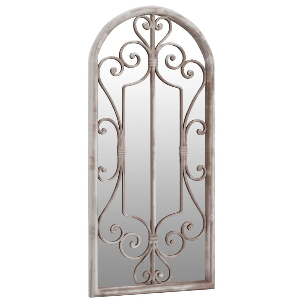 Vidaxl Garden Mirror 100x45 cm jernsand -farvet