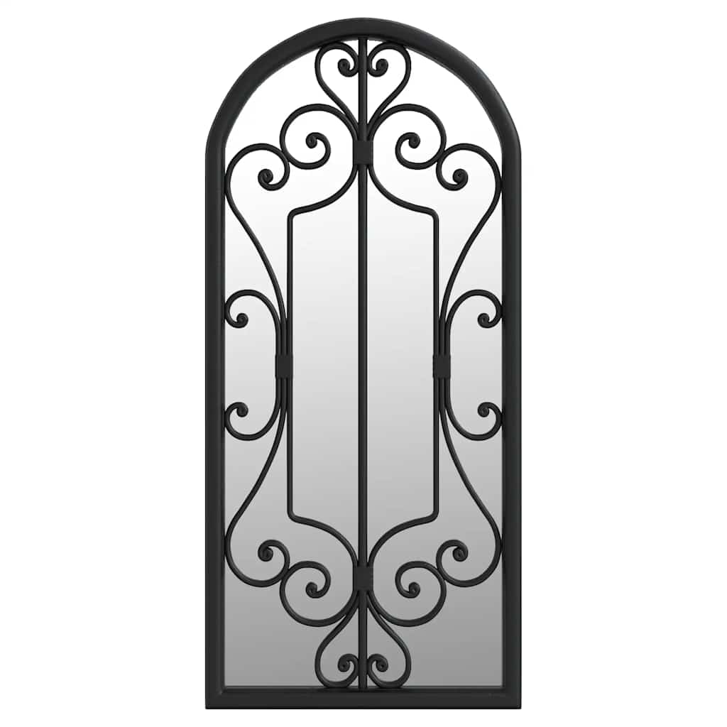 Vidaxl Garden Mirror 100x45 cm Iron Black