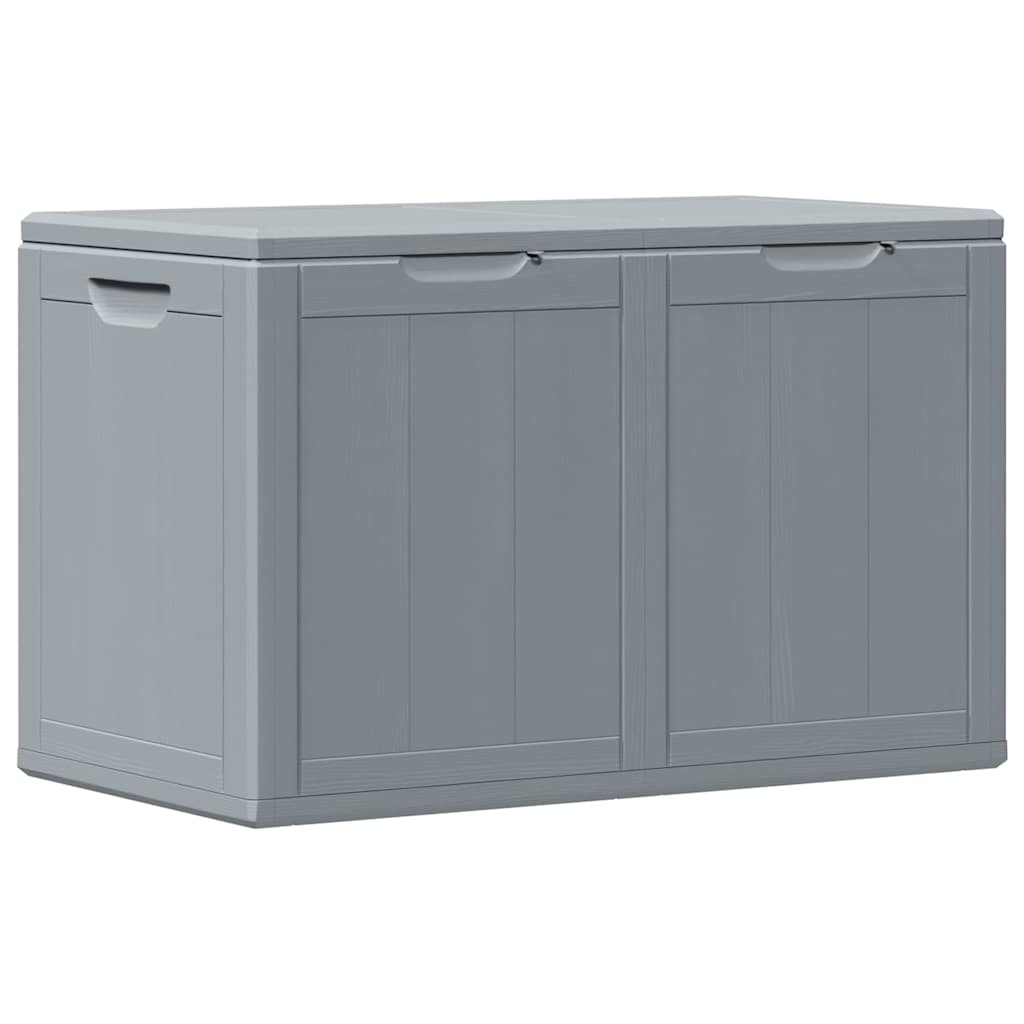 Vidaxl tuinbox 180 l pp houtlook grijs