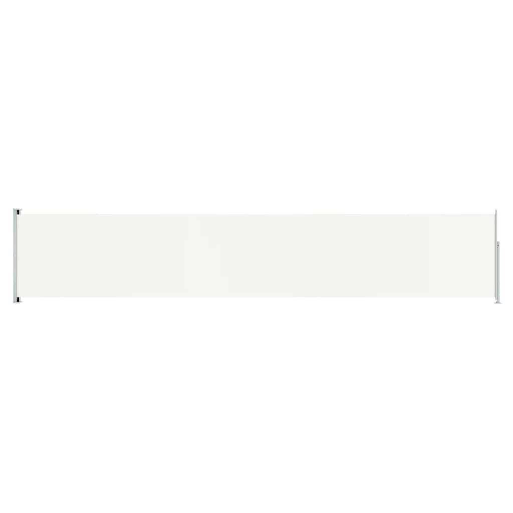 Vidaxl haveskærm Udvides 117x600 cm creme -farvet
