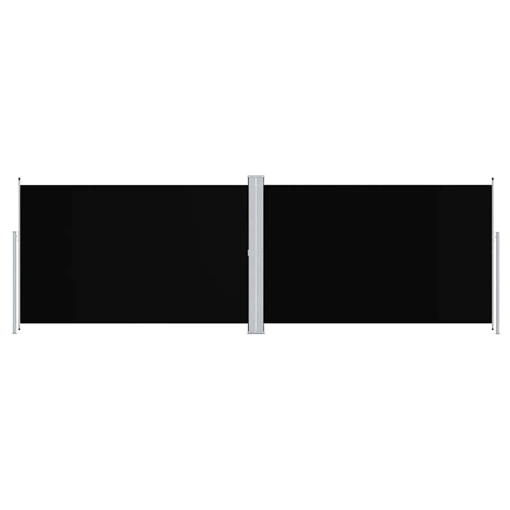 Vidaxl forrude udvides 200x600 cm sort