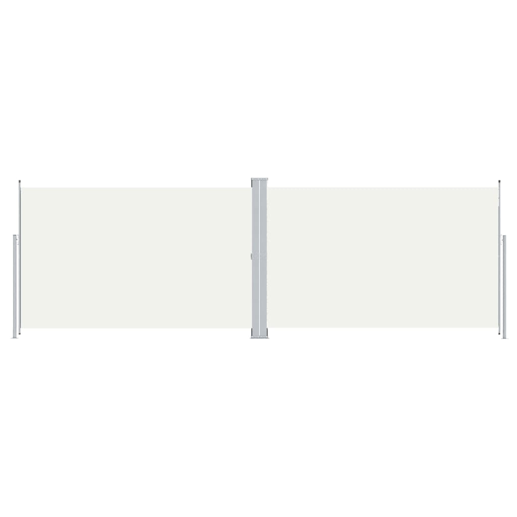 Vidaxl forrude Udvidelig 220x600 cm creme -farvet