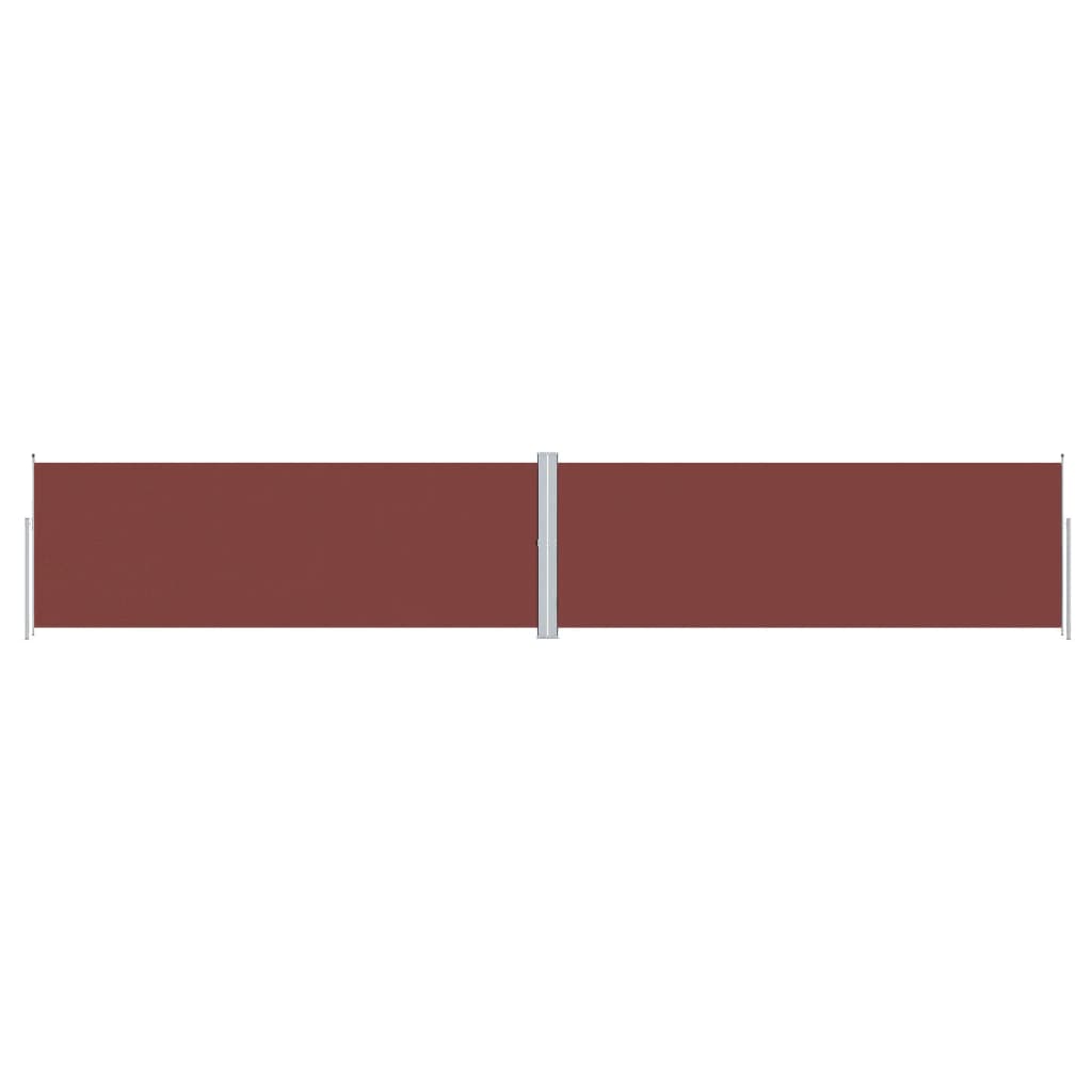 Vidaxl forrude udvides 180x1000 cm brun