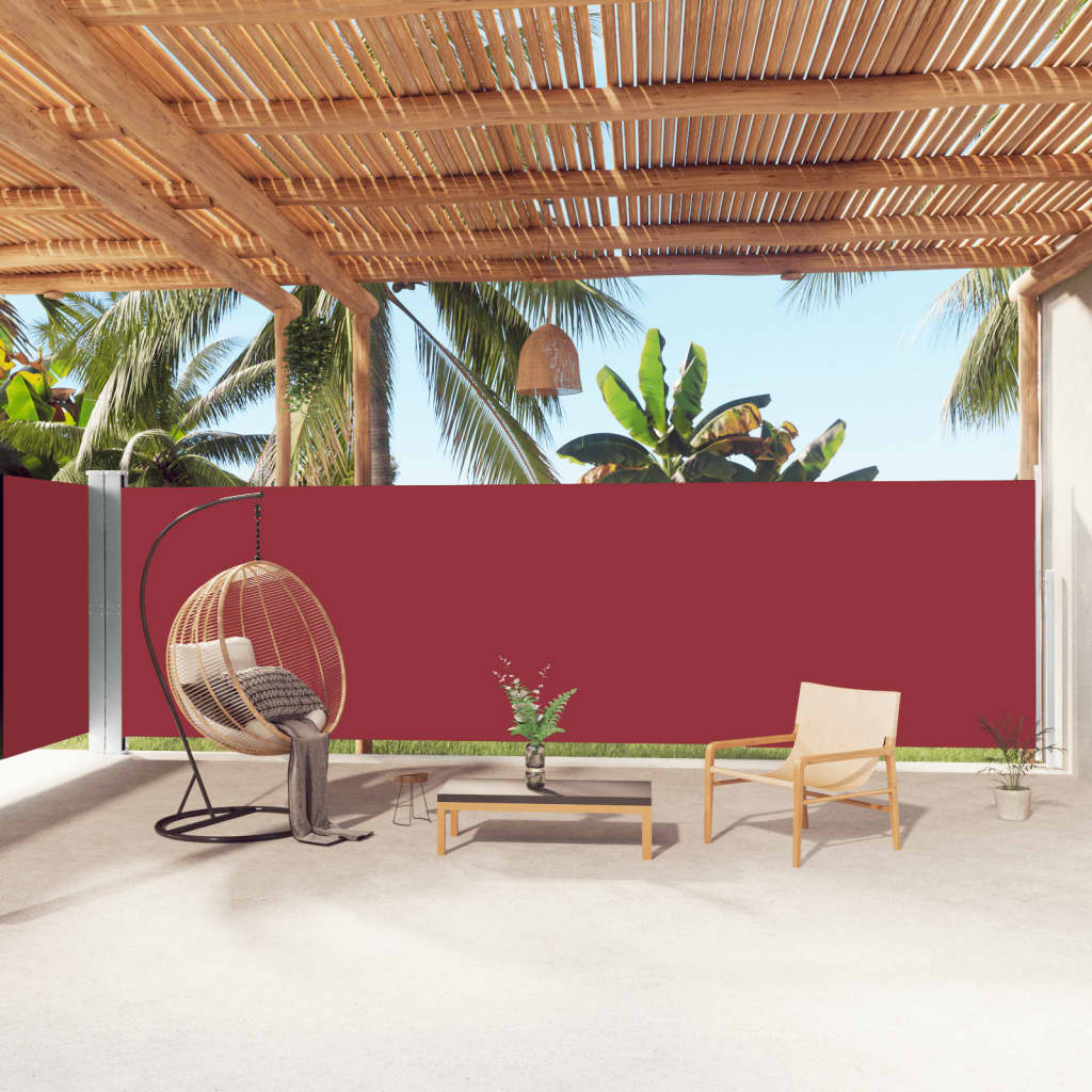 Vidaxl forrude udvides 180x1000 cm rød