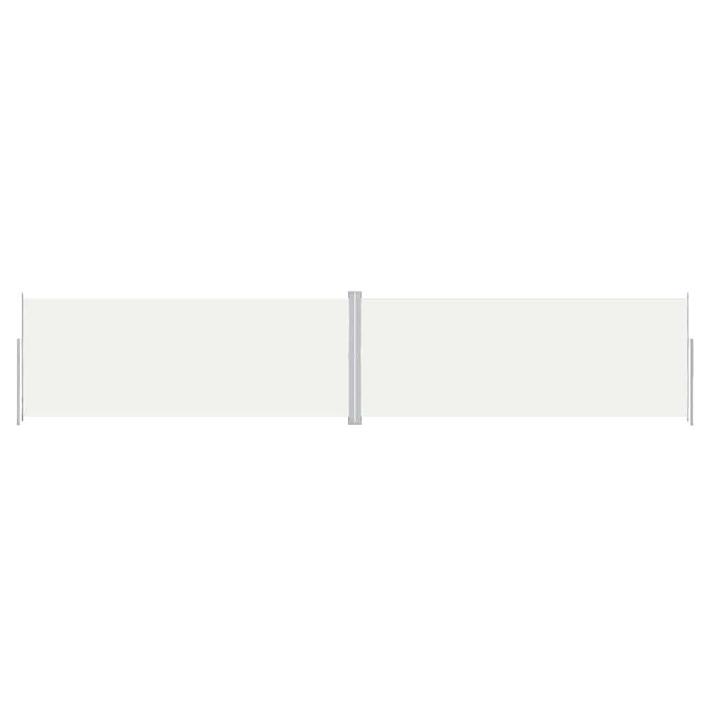 Vidaxl forrude Udvidelig 200x1000 cm creme -farvet