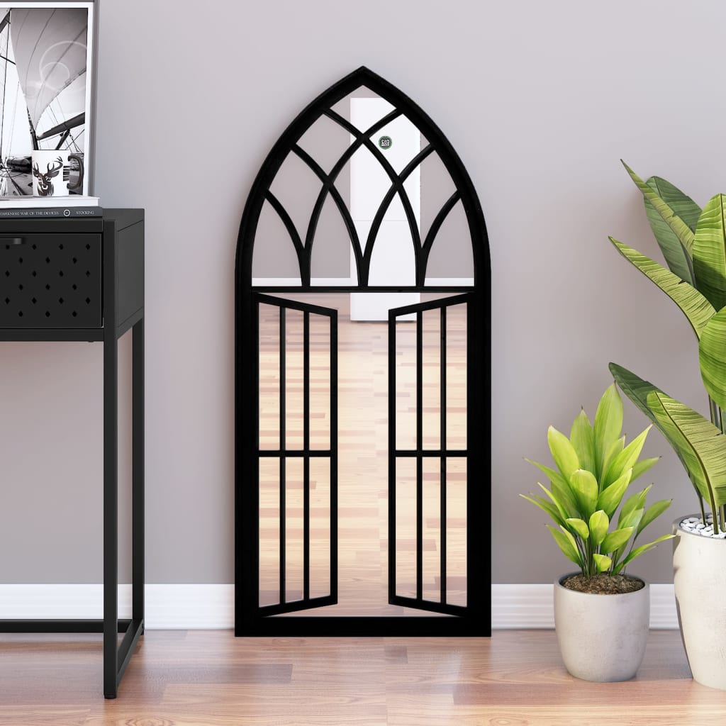 Vidaxl Mirror 100x45 cm Iron Black