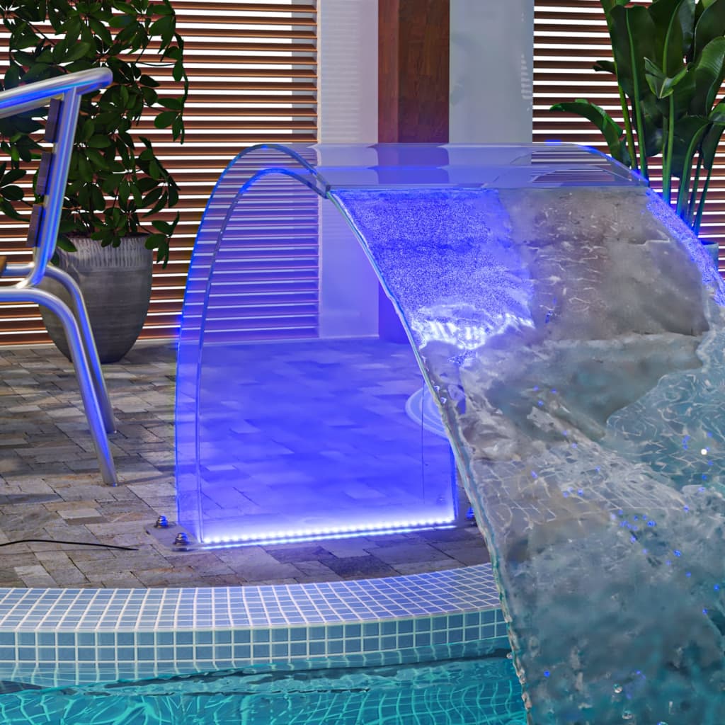 Vidaxl Swimming Pool Fountain med RGB LEDS 50 cm akryl