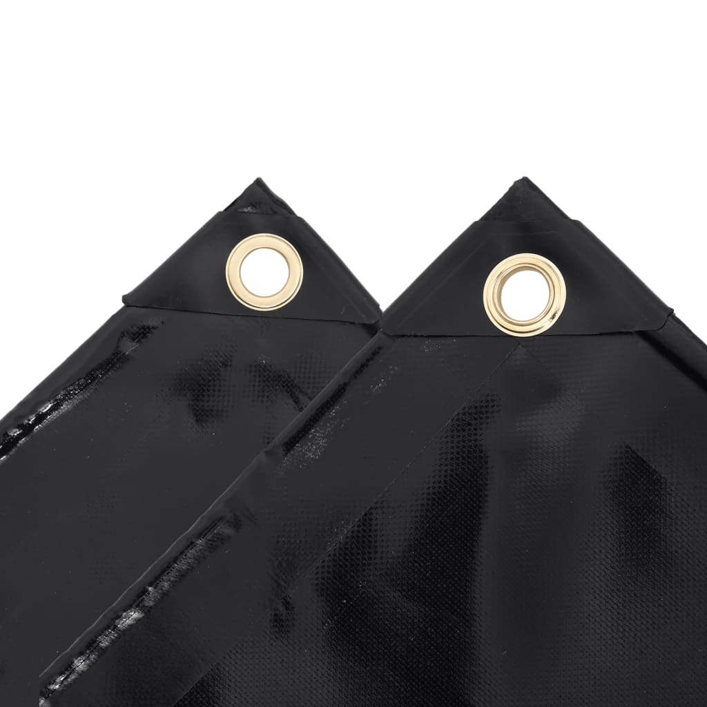 Vidaxl zeildoek 650 g m² 4x5 m zwart