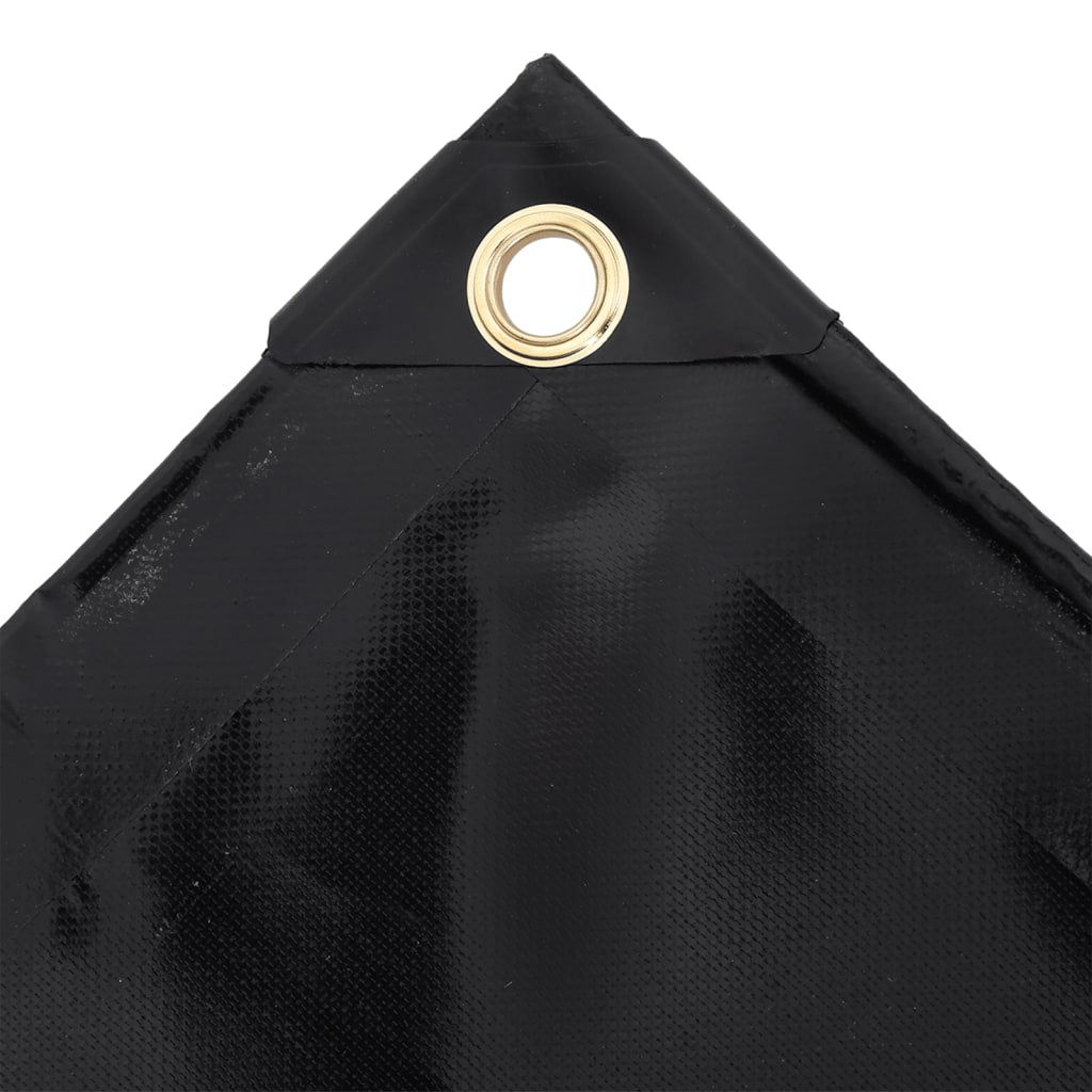 Vidaxl zeildoek 650 g m² 5x6 m zwart