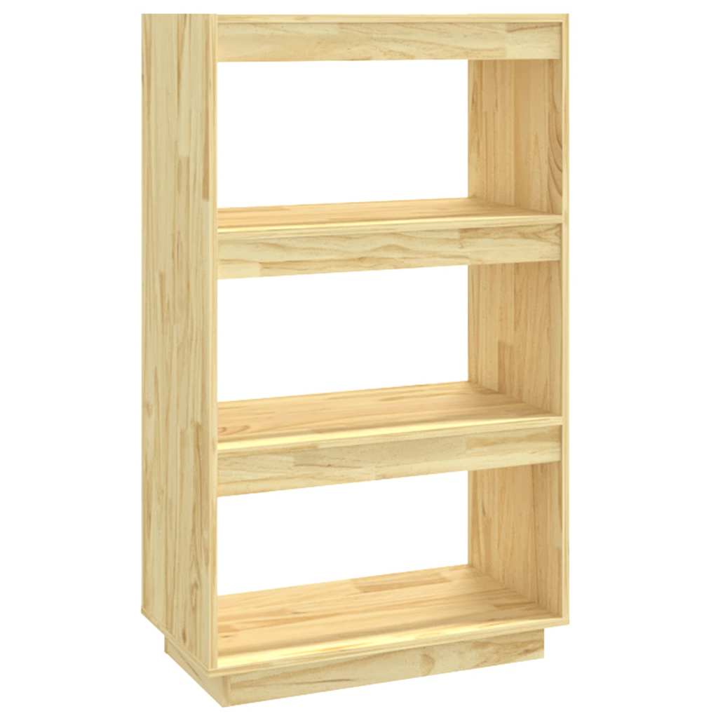 Vidaxl boekenkast kamerscherm 60x35x103 cm massief grenenhout
