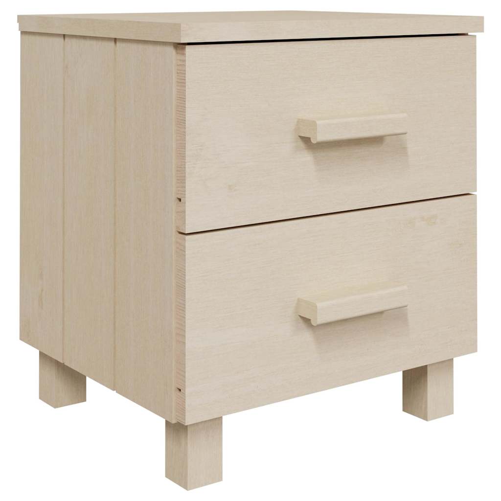 Vidaxl nachtkastjes hamar 2 st 40x35x44,5 cm grenenhout honingbruin