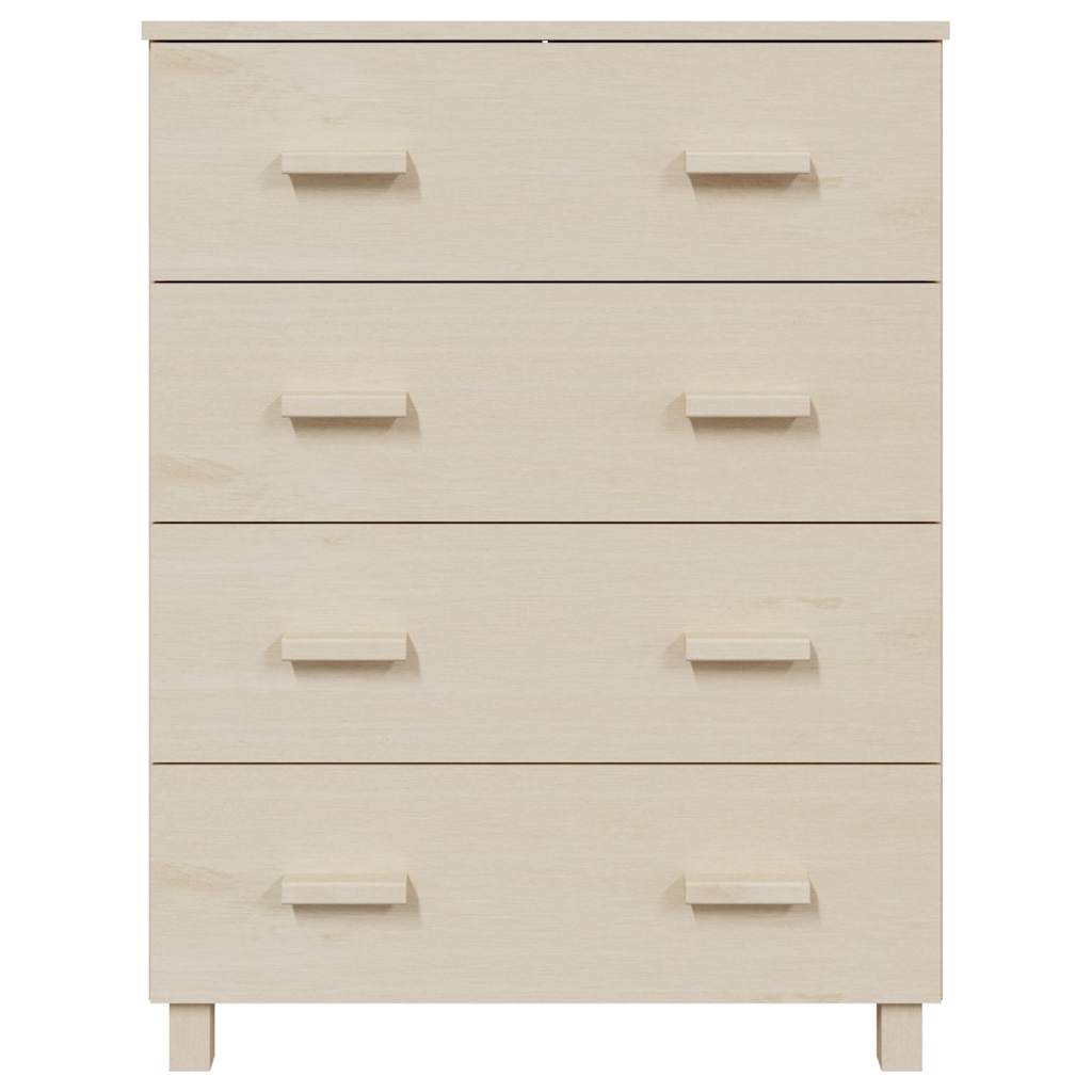 Vidaxl dressoir hamar 79x40x103,5 cm massief grenenhout honingbruin
