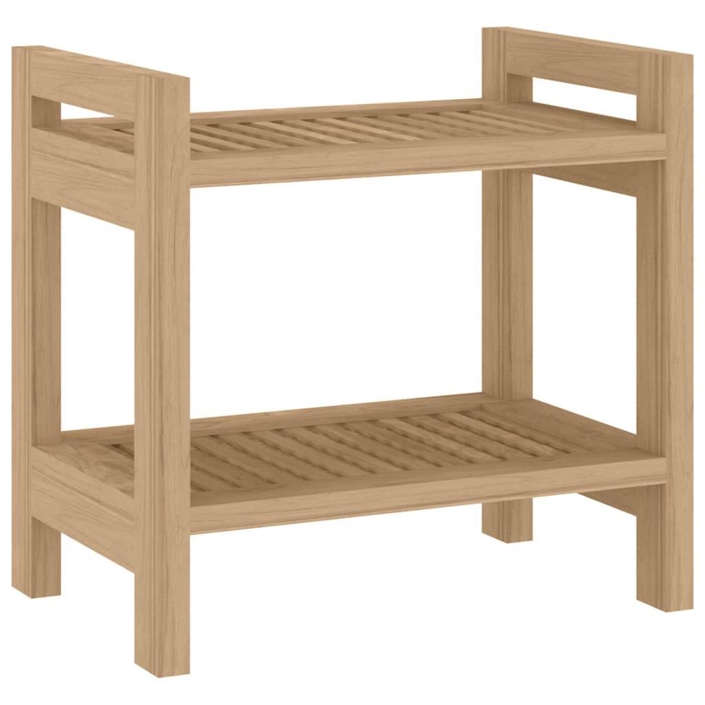 Vidaxl badeværelse Tabel 45x30x45 cm solid teak