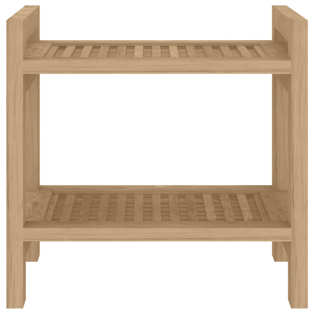 Vidaxl badeværelse Tabel 45x30x45 cm solid teak
