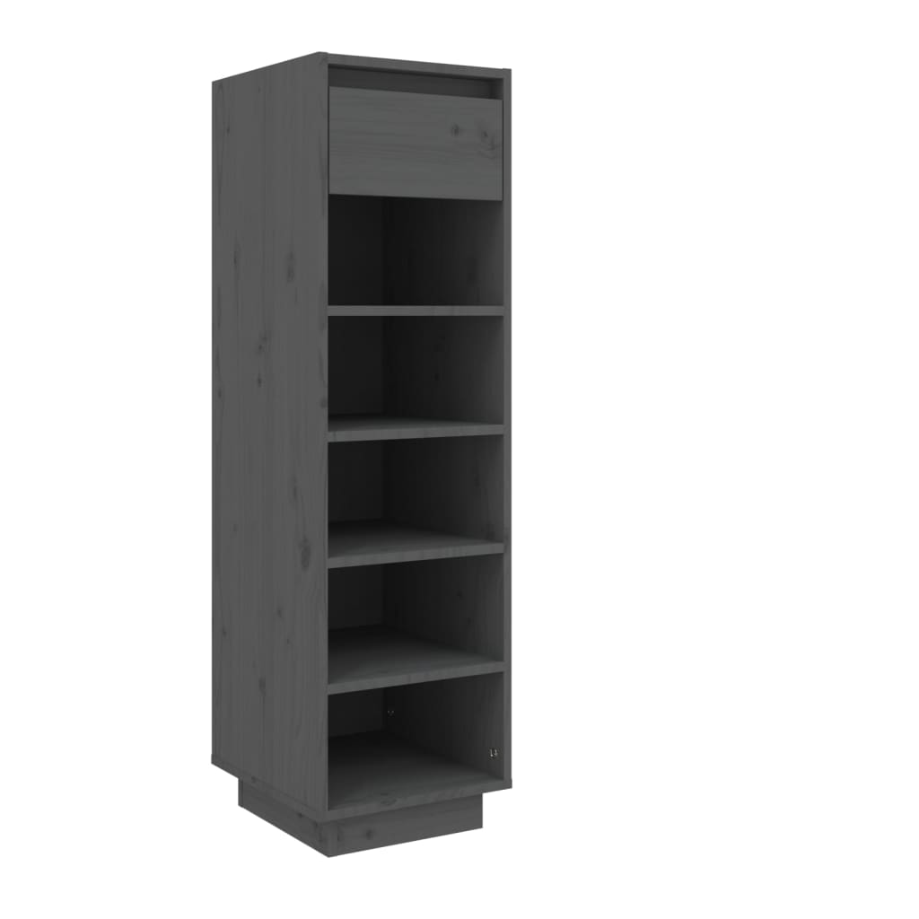 Vidaxl Shoe Cabinet 30x34x105 cm Solid fyrretræ
