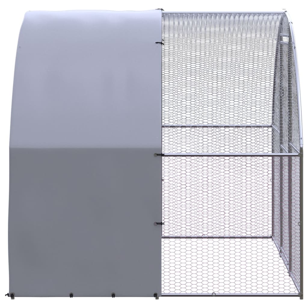 Vidaxx hønsegård 3x2x2 m galvaniseret stål