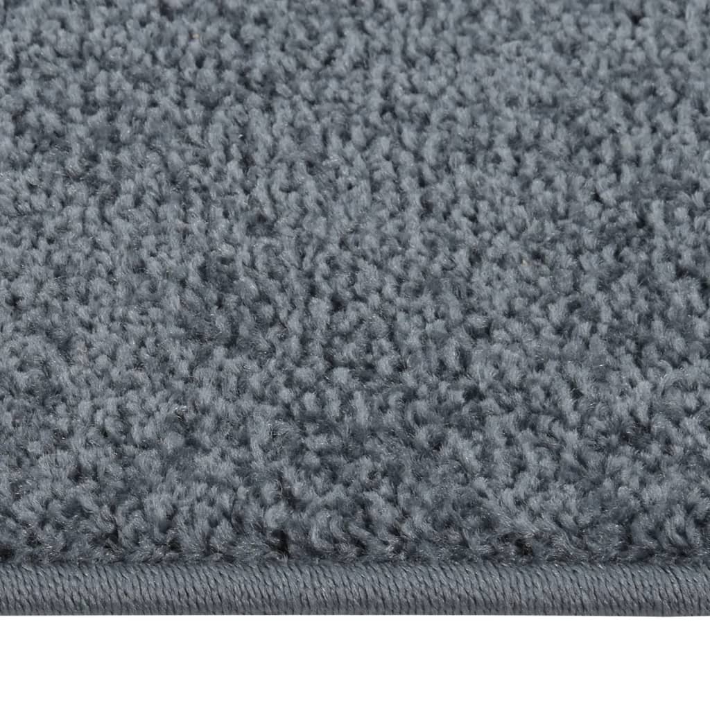 Vidaxl Rug Kortpolig 140x200 cm Anthracite -farvet