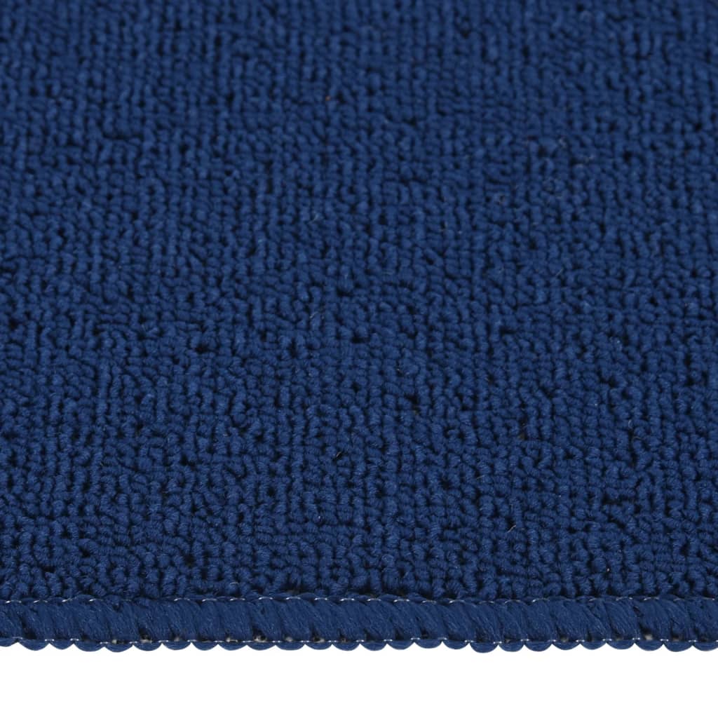 Vidaxl Stair Mats 15 St Anti-Slip rektangulær 60x25 cm Navy Blue