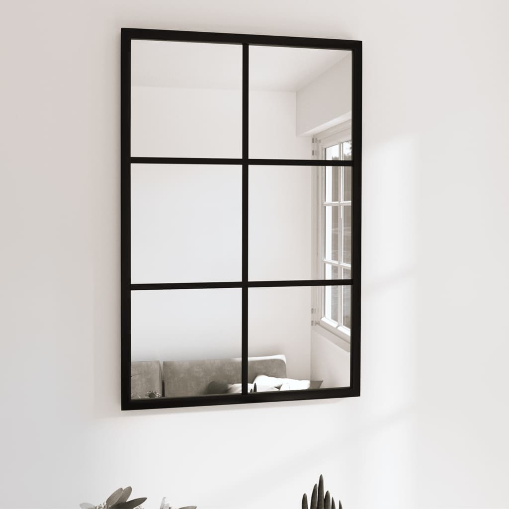 Vidaxl Wall Mirror 60x40 cm metal sort