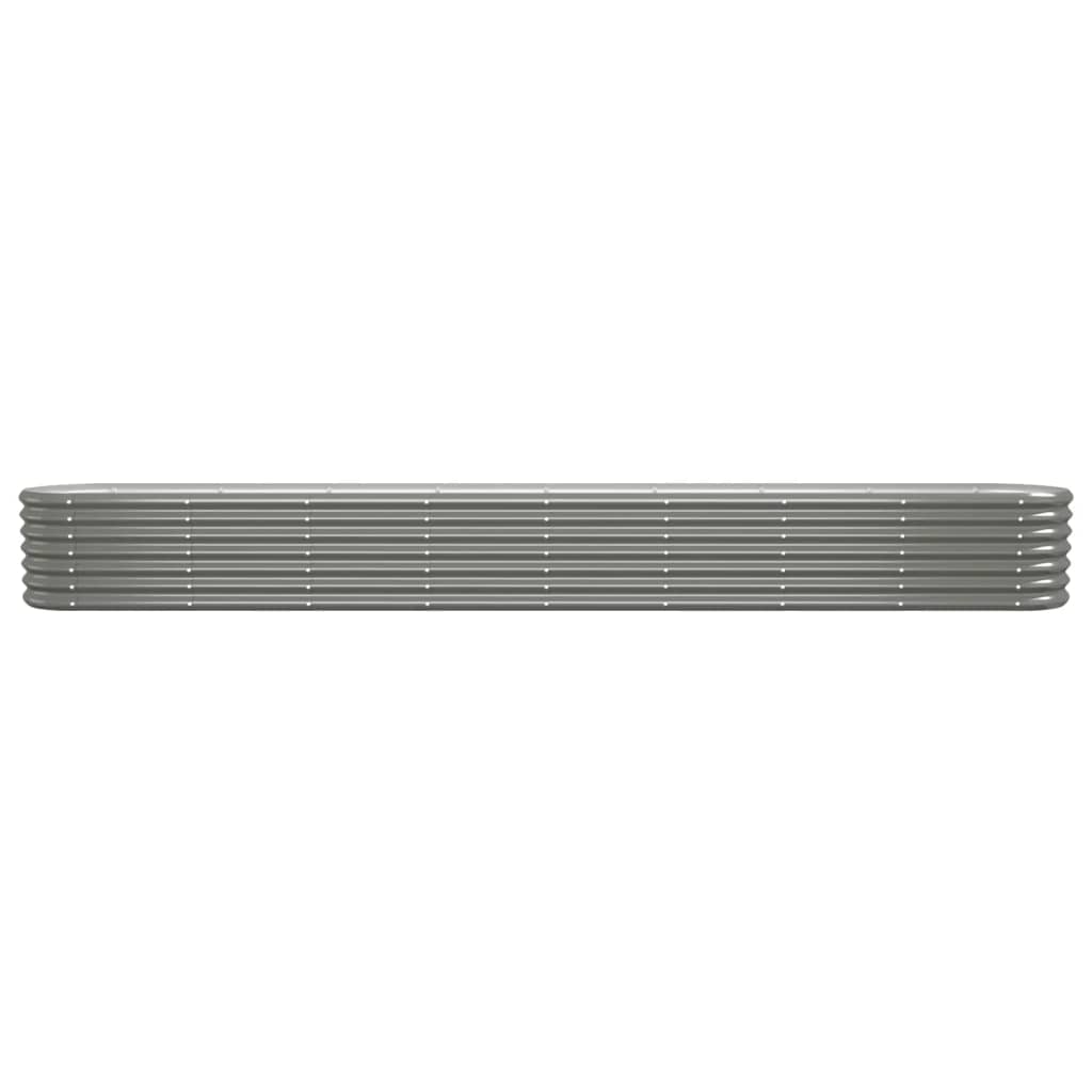 Vidaxx plantekasse 332x40x36 cm galvaniseret stålgrå