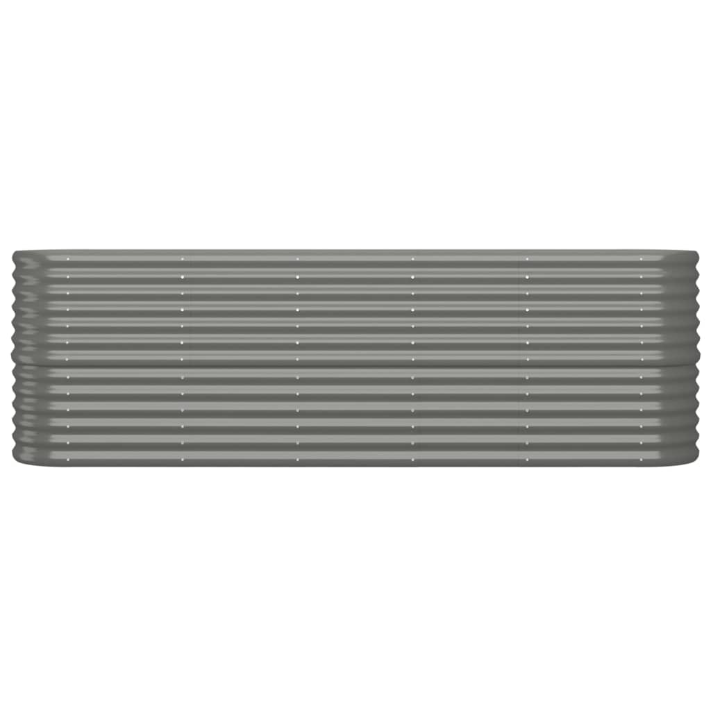 Vidaxx plantekasse 224x40x68 cm galvaniseret stålgrå