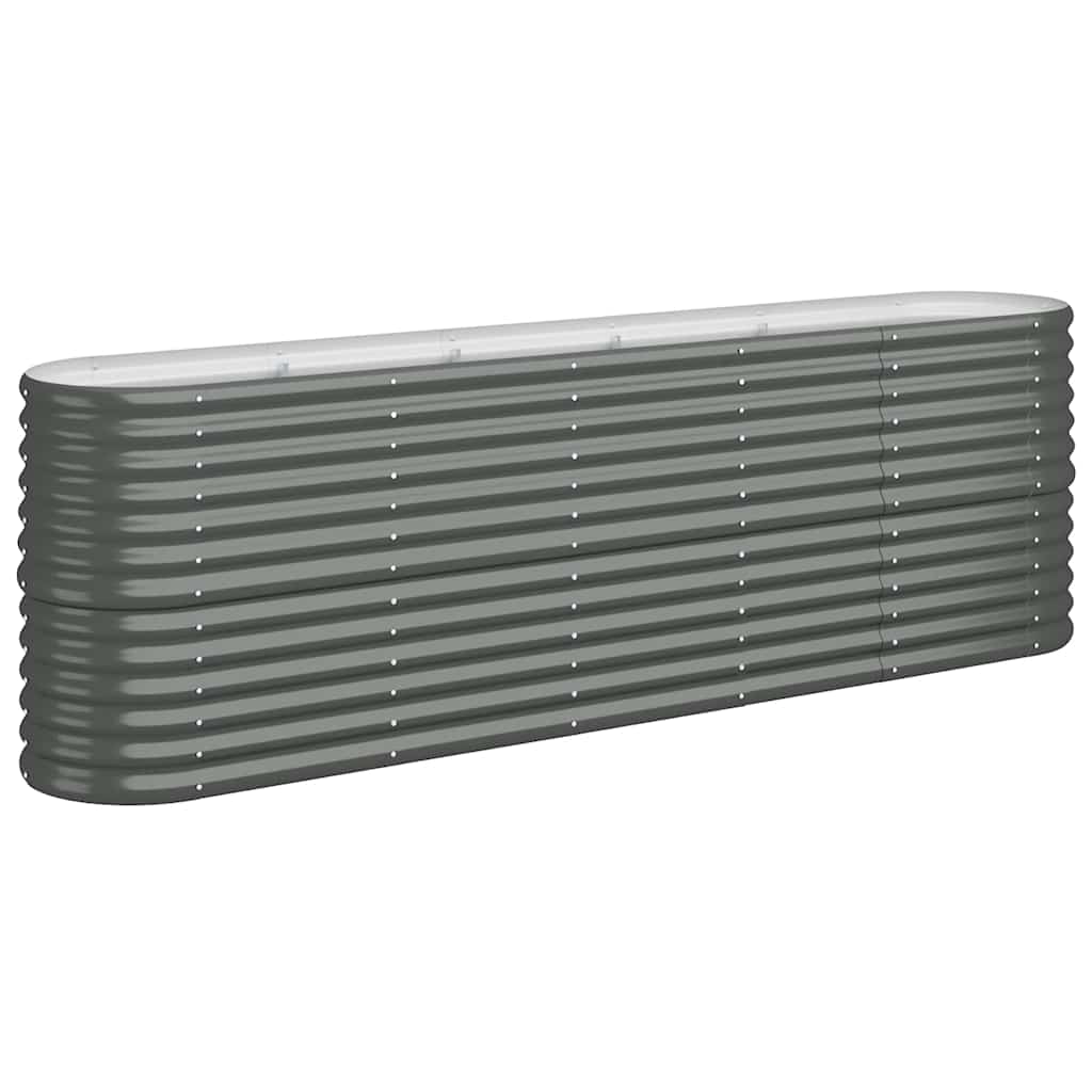 Vidaxx plantekasse 224x40x68 cm galvaniseret stål antracit