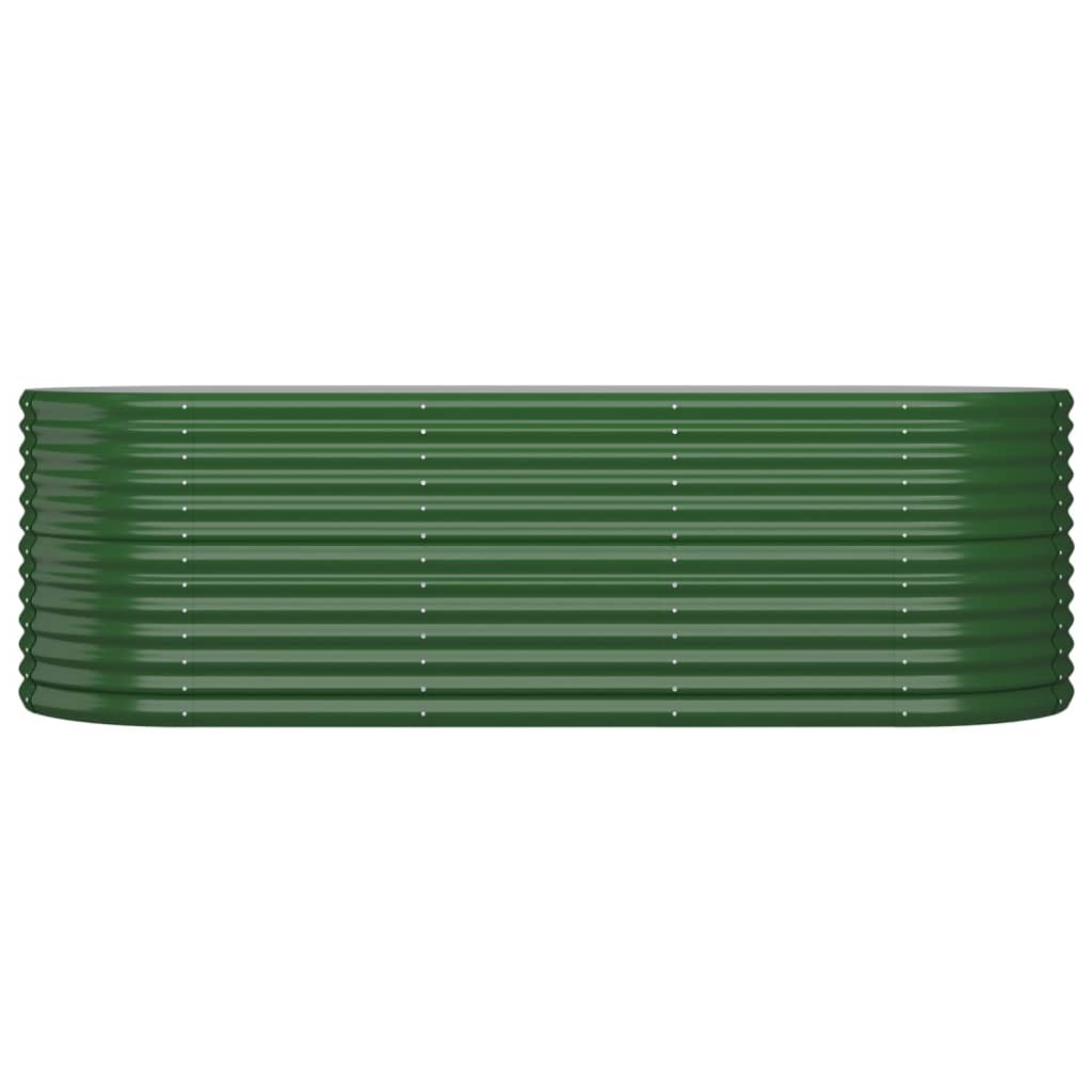 Vidaxx plantekasse 224x80x68 cm galvaniseret stålgrøn