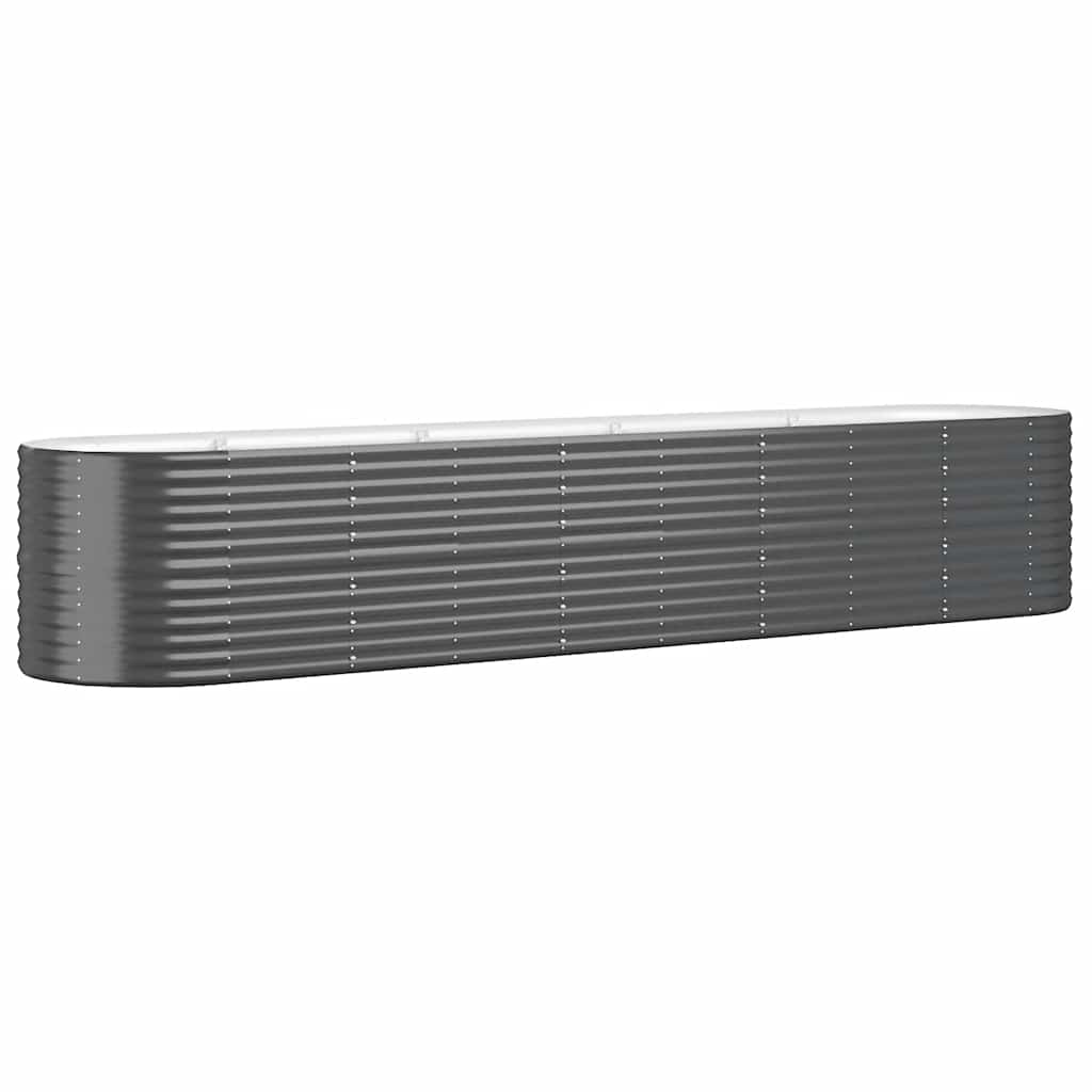 Vidaxx plantekasse 368x80x68 cm galvaniseret stål antracit