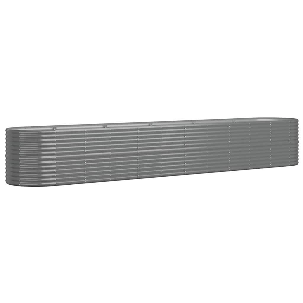 Vidaxx plantekasse 440x80x68 cm galvaniseret stålgrå