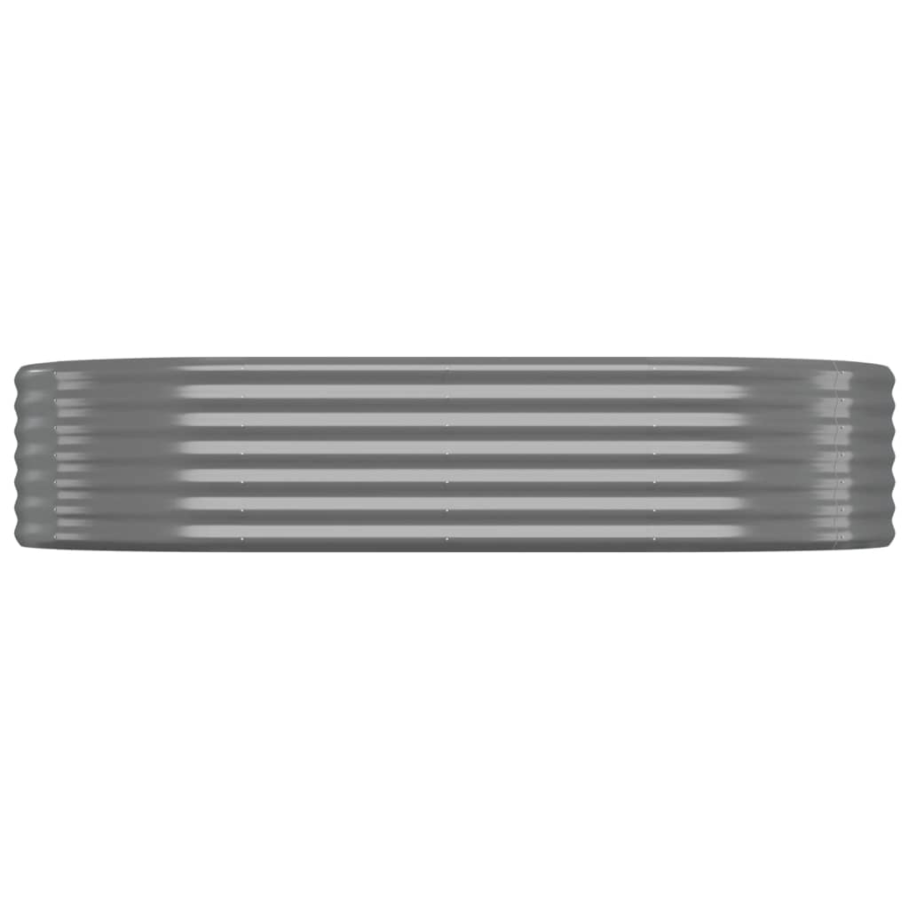 Vidaxx plantekasse 175x100x36 cm galvaniseret stålgrå