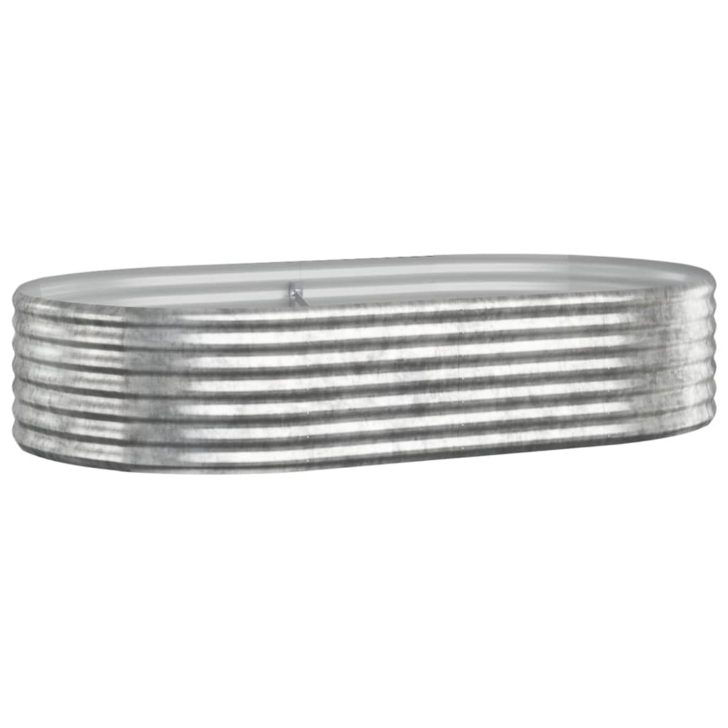 Vidaxx plantekasse 175x100x36 cm galvaniseret stål sølvfarvet