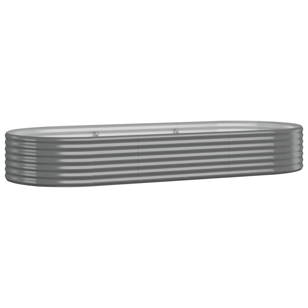 Vidaxx plantekasse 249x100x36 cm galvaniseret stålgrå