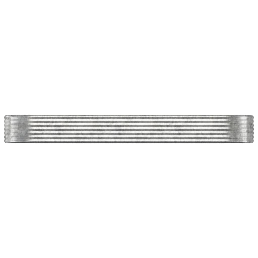 Vidaxx plantekasse 322x100x36 cm galvaniseret stål sølvfarvet