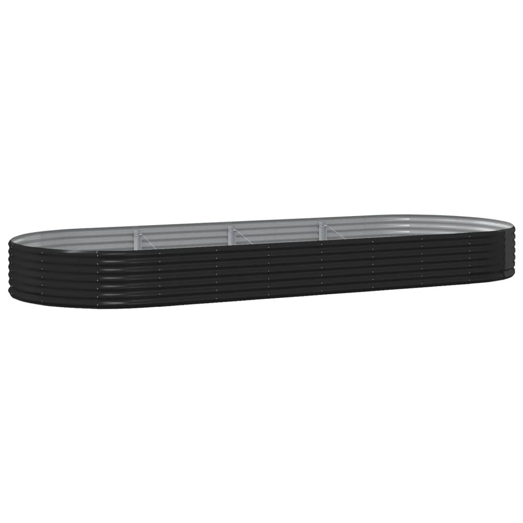 Vidaxx plantekasse 373x140x36 cm galvaniseret stål antracit