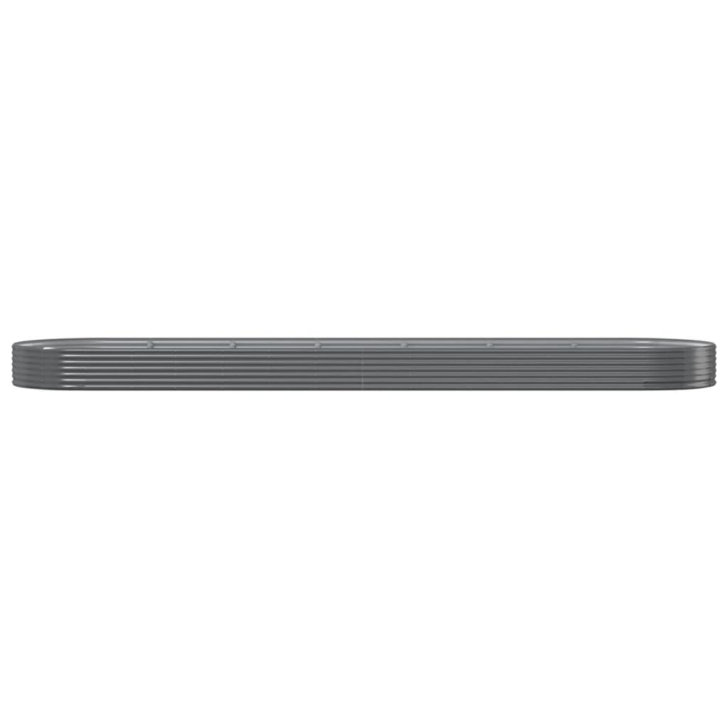Vidaxx plantekasse 600x140x36 cm galvaniseret stålgrå