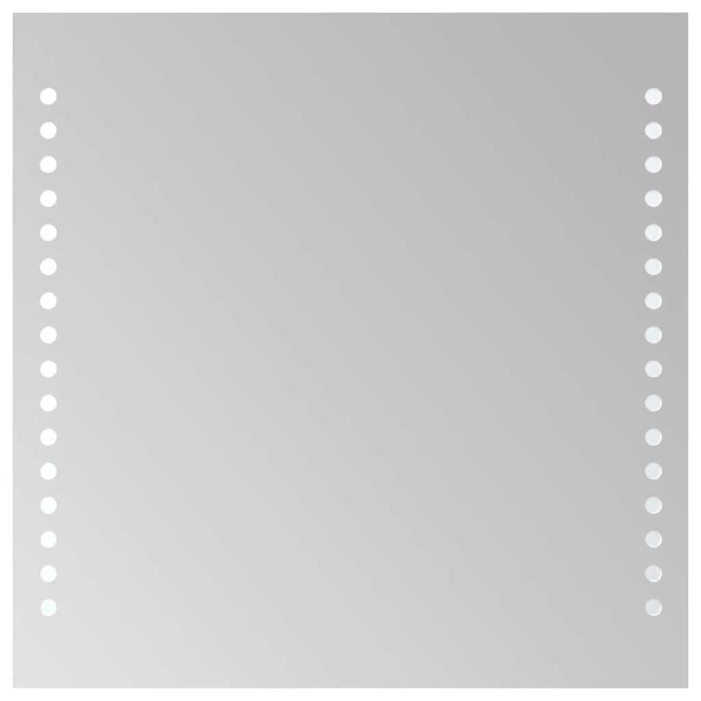 Vidaxl badkamerspiegel led 30x30 cm