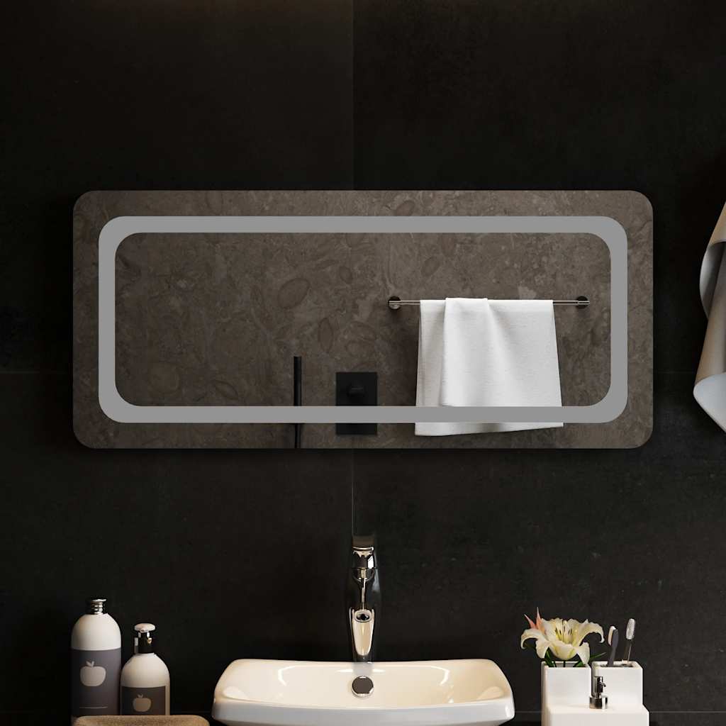 Vidaxx badeværelsesspejl LED 90x40 cm