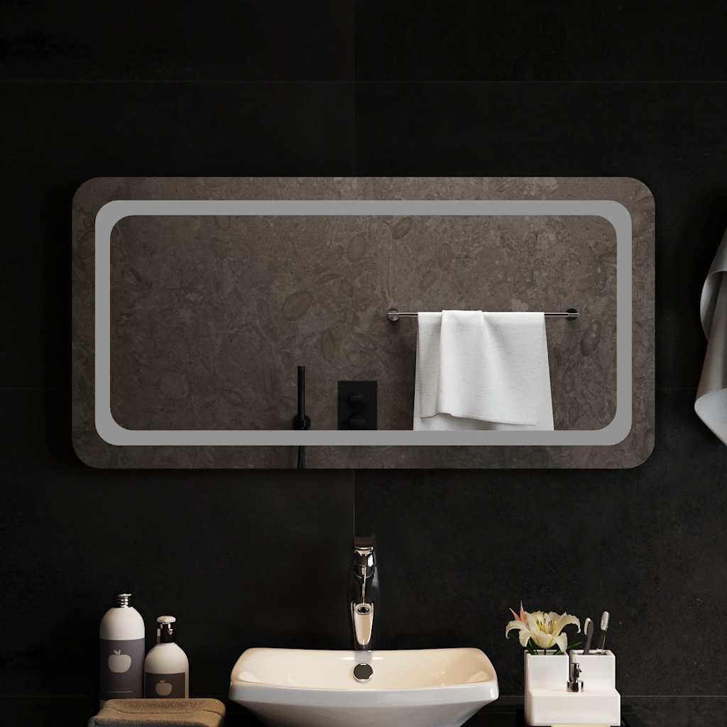 Vidaxx badeværelsesspejl LED 100x50 cm