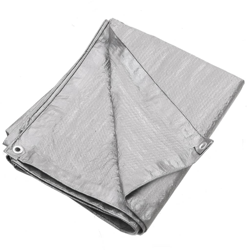 Vidaxl -enhed sejlet 90 g m² 4x6 m hdpe grå